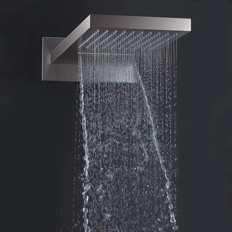 Shower Head Rain - Regen-Wasserfall-Nebel Wandmontierte Badezimmer-Duschkopf-Paneele
