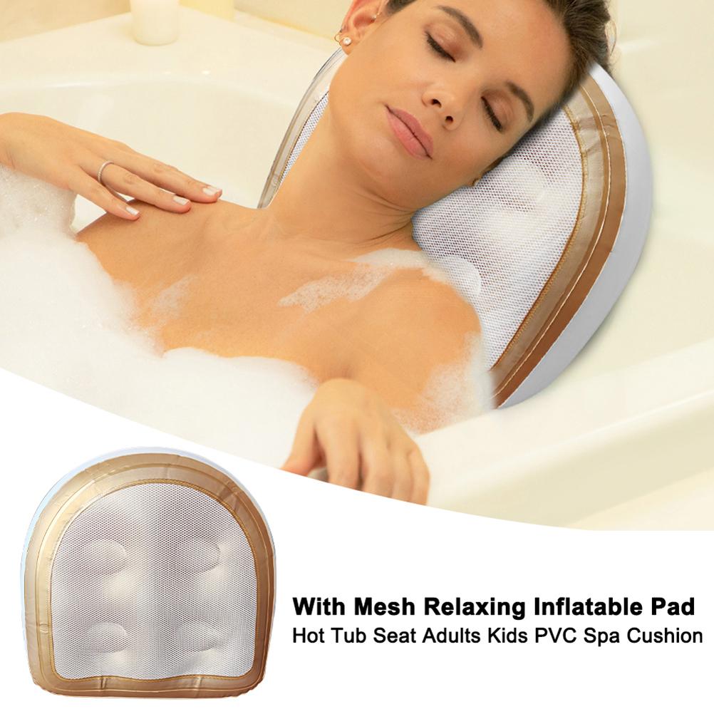Bathtub Pillow Inflatable - Spa Kissen Bad Kissen Spa Badewanne