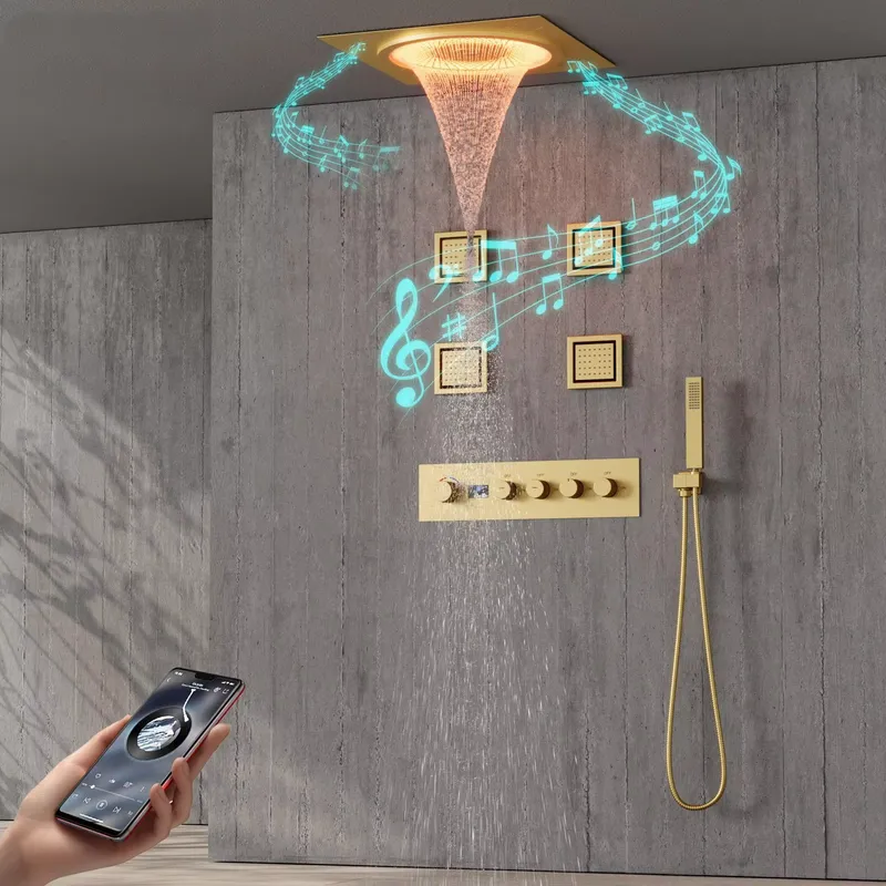 Intelligentes LED-Duschset Bad – Home In Bathroom Bewertung und Preis