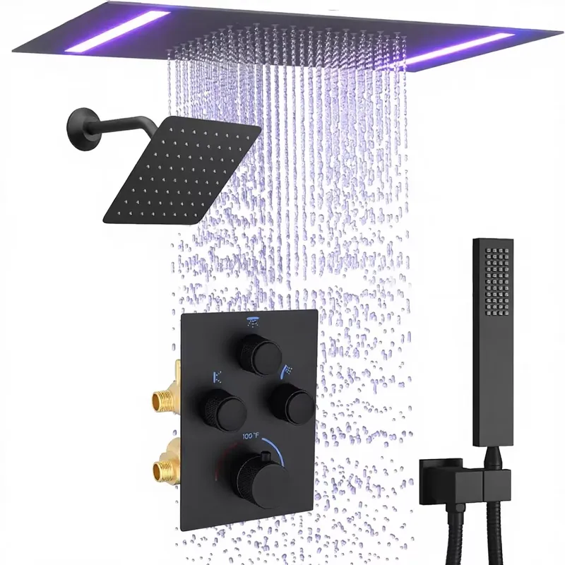 Doppeltes Regenduschkopf-Syste – Shower Head Rain Bewertung und Preis