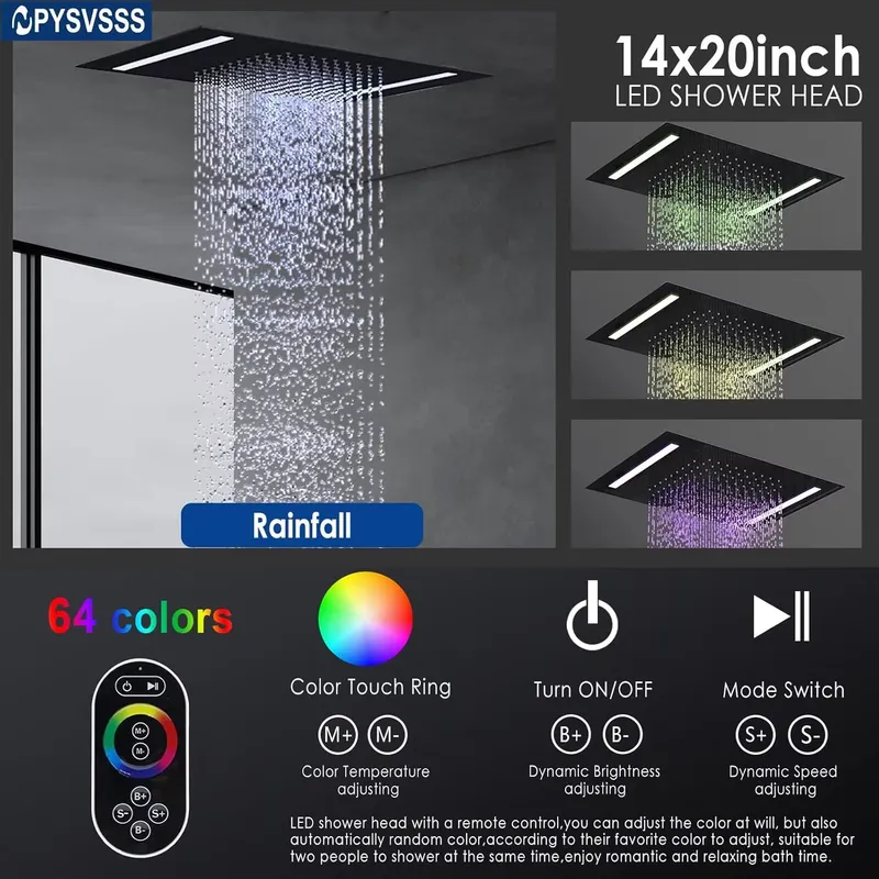 Doppeltes Regenduschkopf-Syste – Shower Head Rain Bewertung und Preis