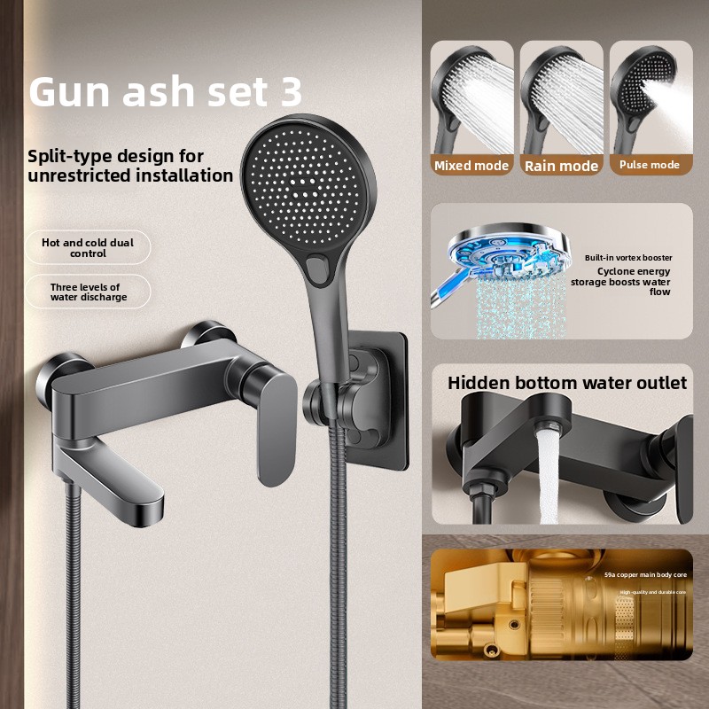 Duscharmatur-Set aus Vollkupfe – Shower Head Rain Bewertung und Preis