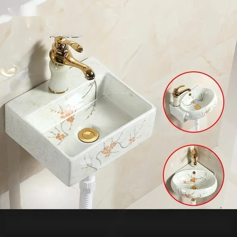 Keramik-Eckwaschbecken, dreiec – Home Bathroom Design Bewertung und Preis