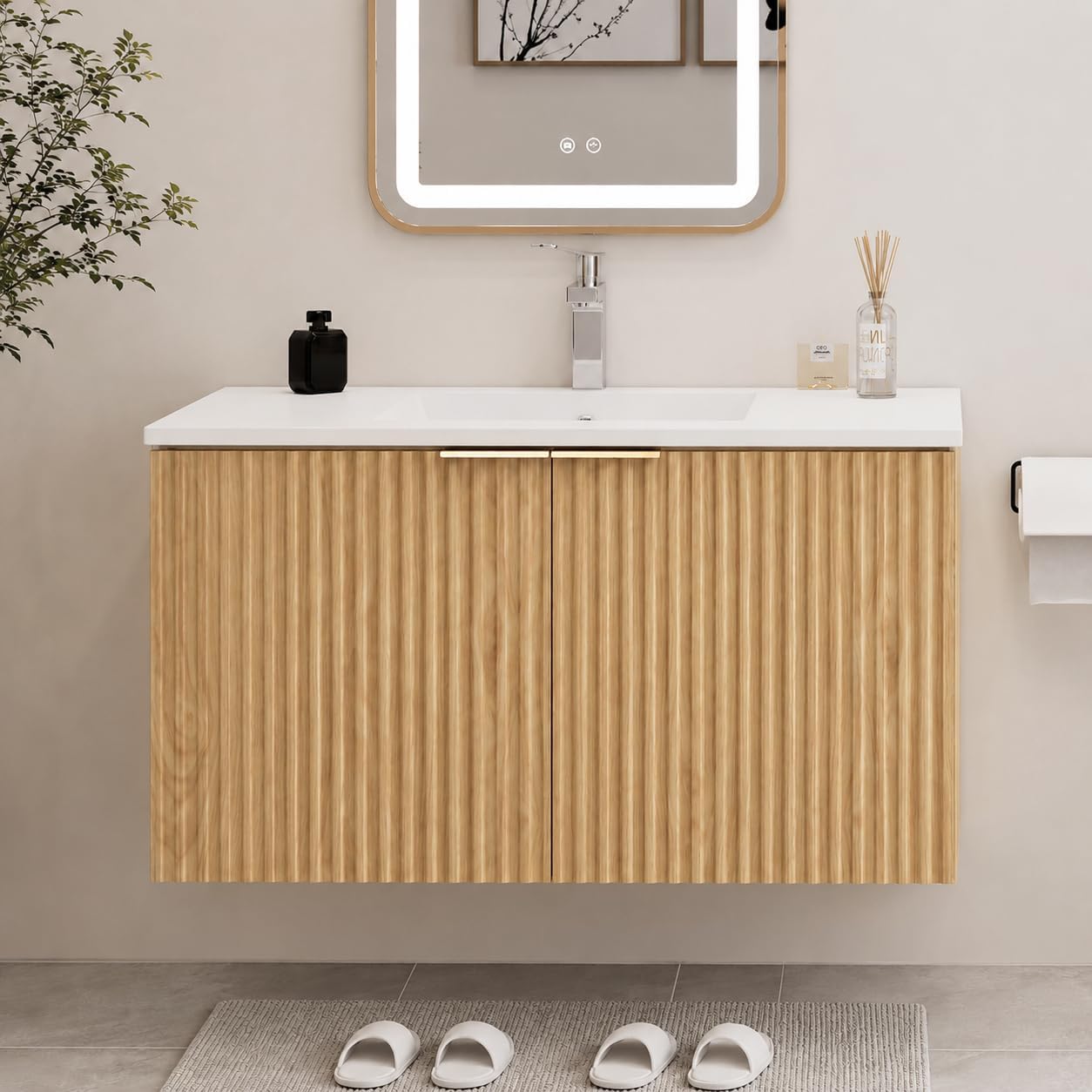 Moderner schwebender Badezimme – Home In Bathroom Bewertung und Preis