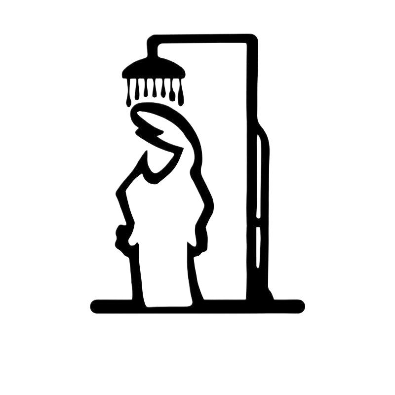 1PCS Minimalistische Linie Met – Home Bathroom Door Signs Bewertung und Preis