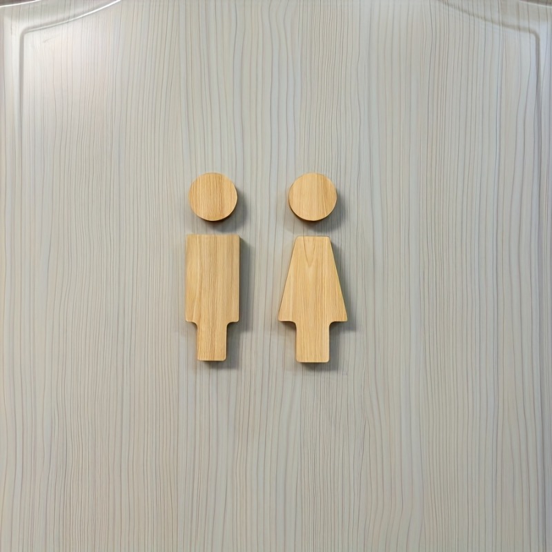 2-teiliges Badezimmerschild au – Home Bathroom Door Signs Bewertung und Preis