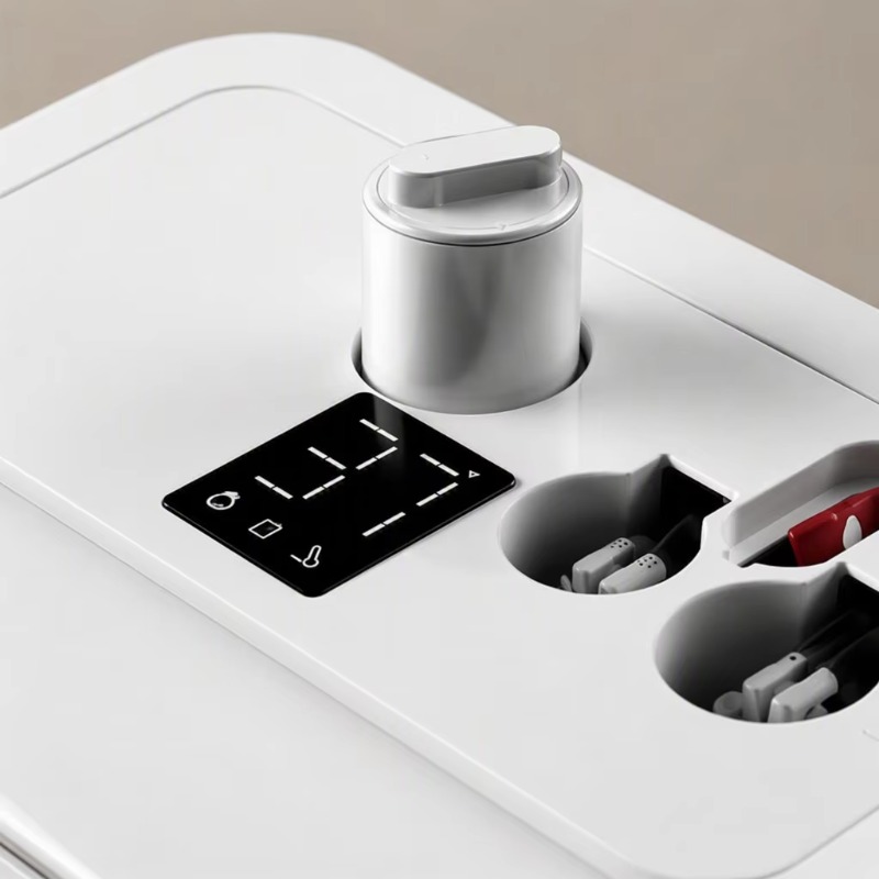 Weißes Smart-WC mit quadratisc – Home In Bathroom Bewertung und Preis