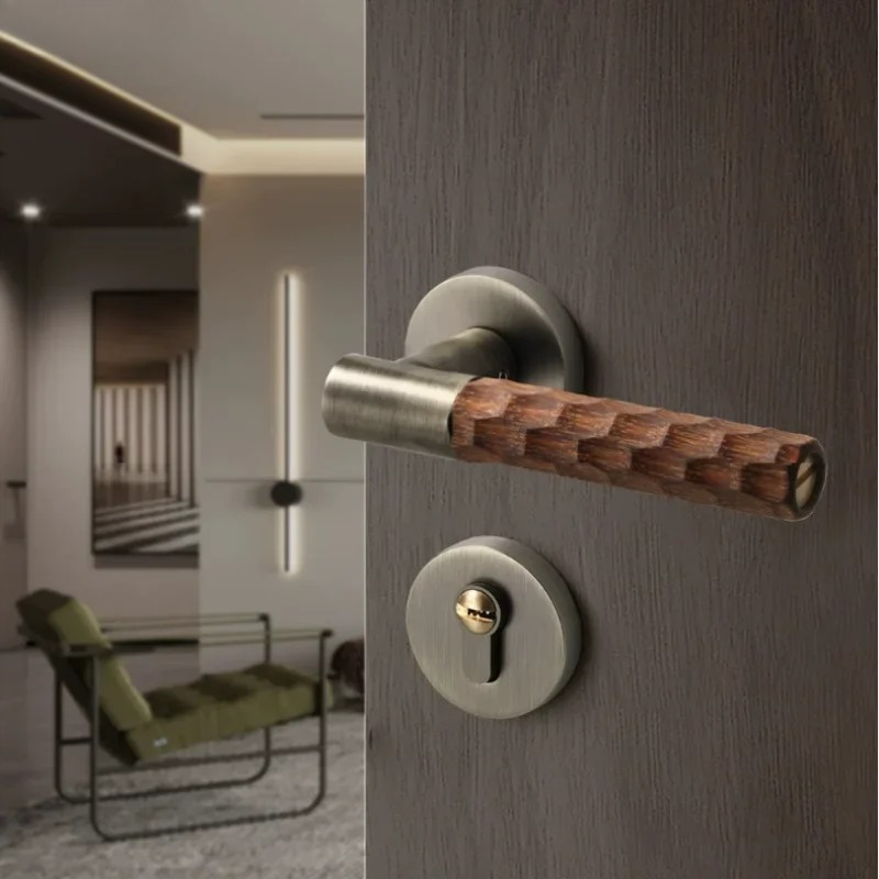 Holztürgriff Zink Silent Lock  – Home Hardware Bathroom Accessories Bewertung und Preis