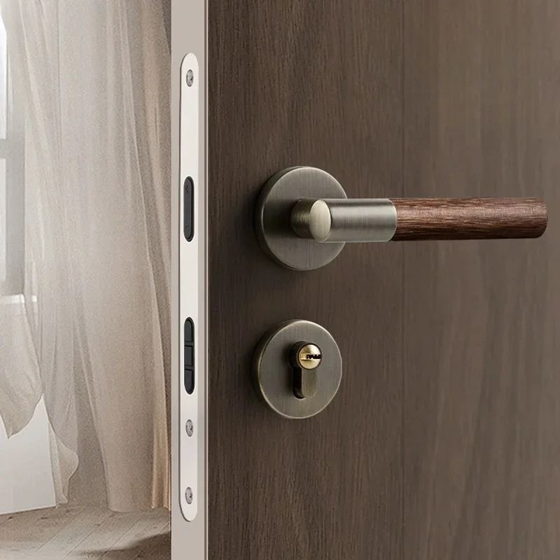 Holztürgriff Zink Silent Lock  – Home Hardware Bathroom Accessories Bewertung und Preis