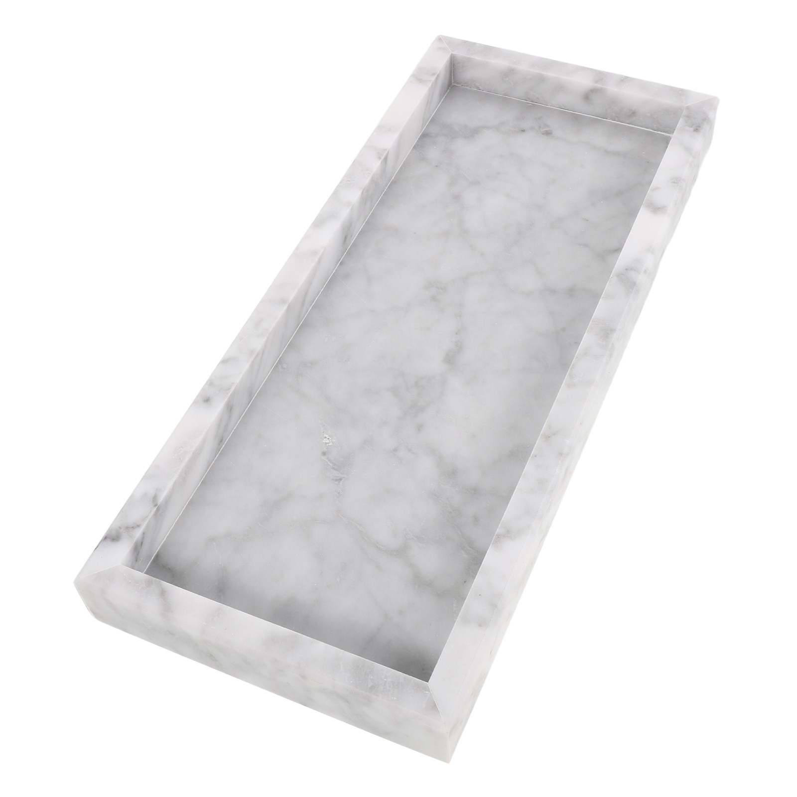 Rechteckiges Marmortablett für – Home Bathroom Organizer Bewertung und Preis