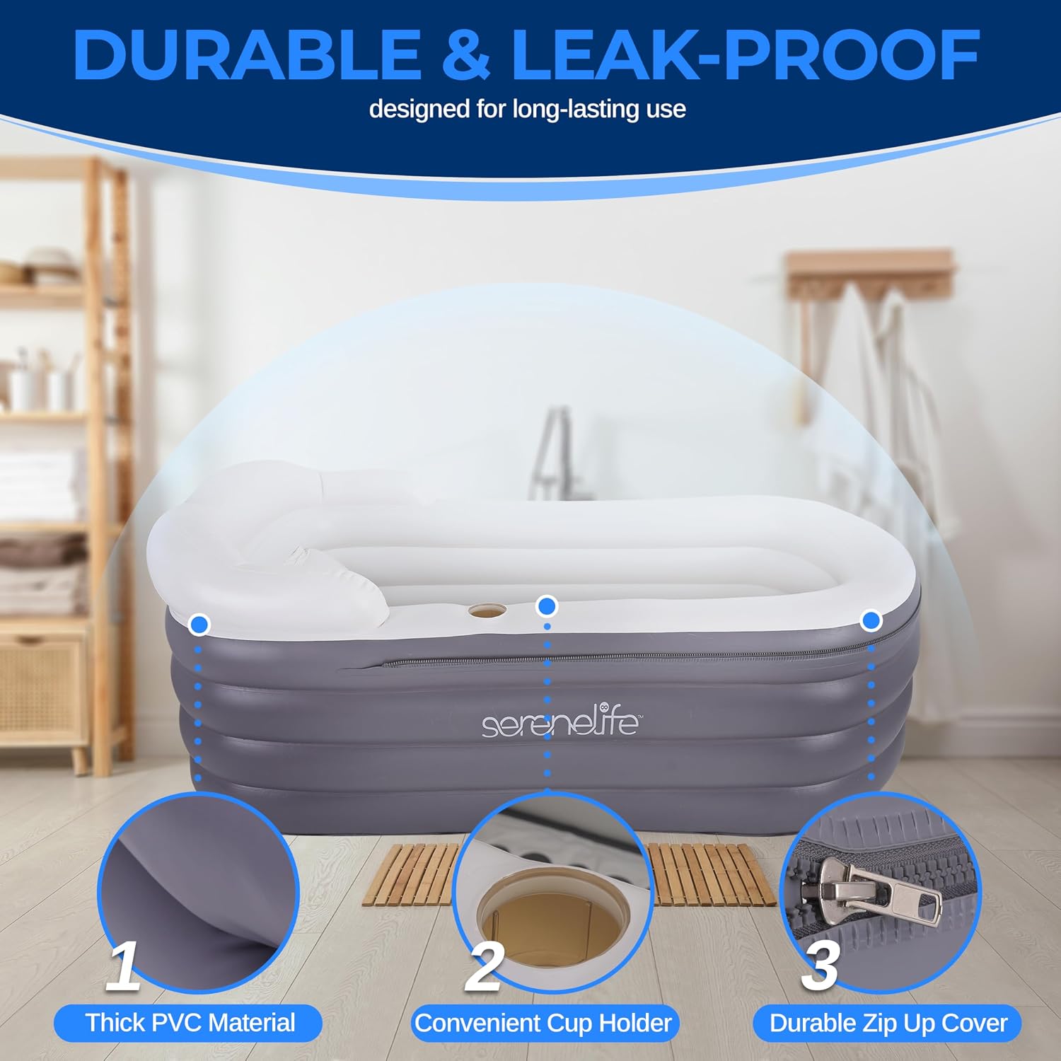 Spa-Badewanne mit Sprudelmassa – Bathtub Pillow Inflatable Bewertung und Preis