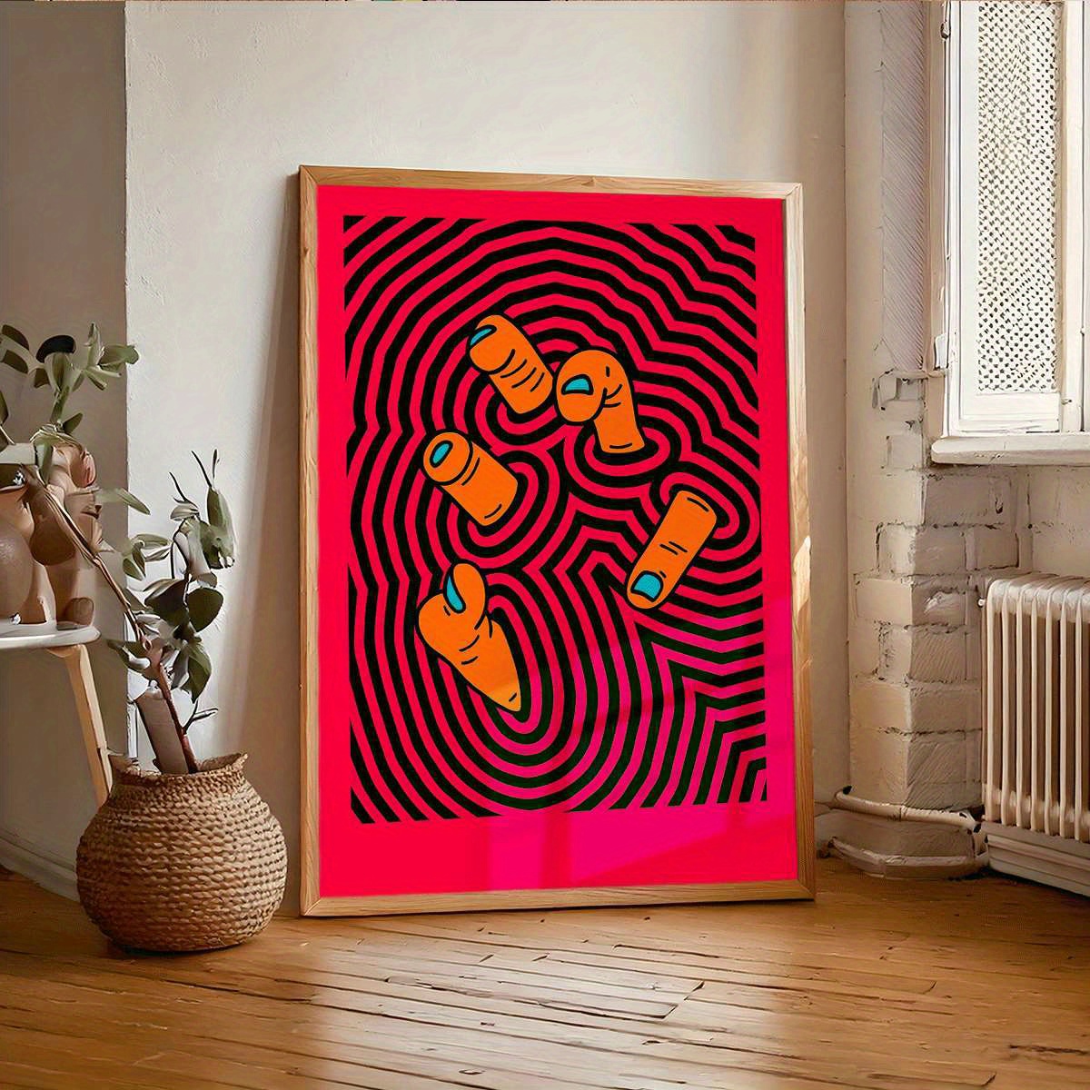 Moderne abstrakte Fingerkunst- – Home Bathroom Design Bewertung und Preis