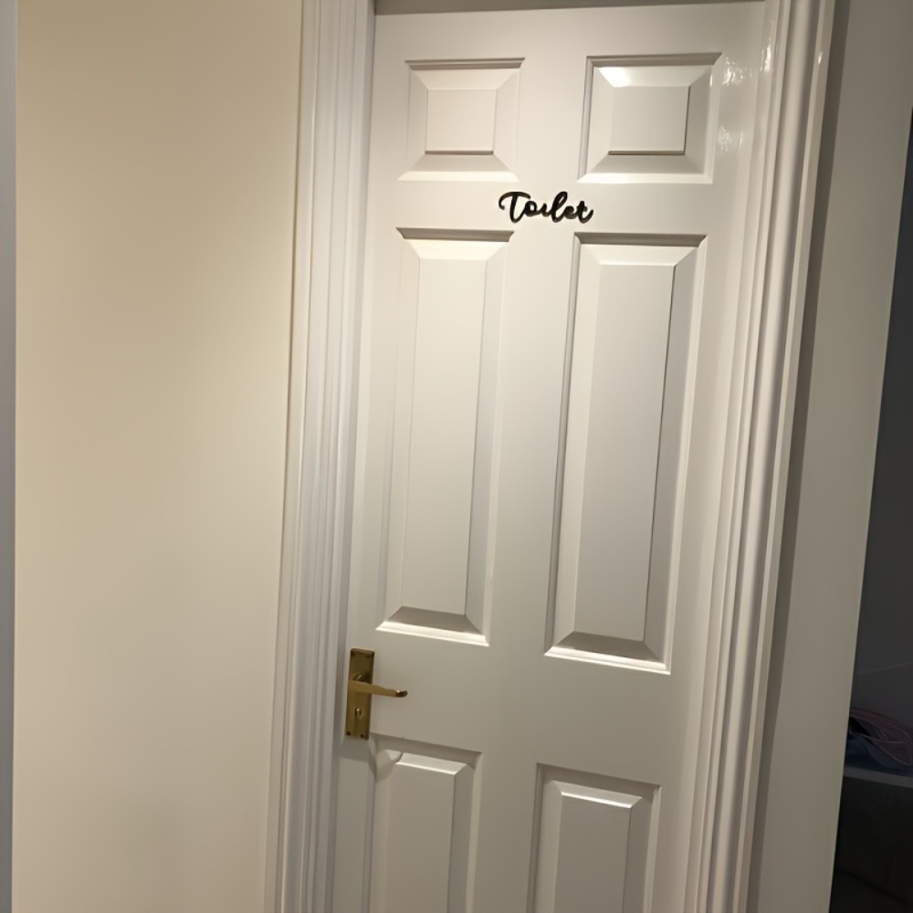 CIFBUY Modernes Kunststoff-Buc – Home Bathroom Door Signs Bewertung und Preis