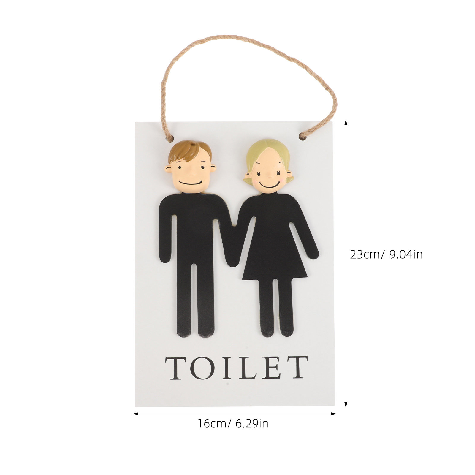 Natürliche Holz-Badezimmertürs – Home Bathroom Door Signs Bewertung und Preis