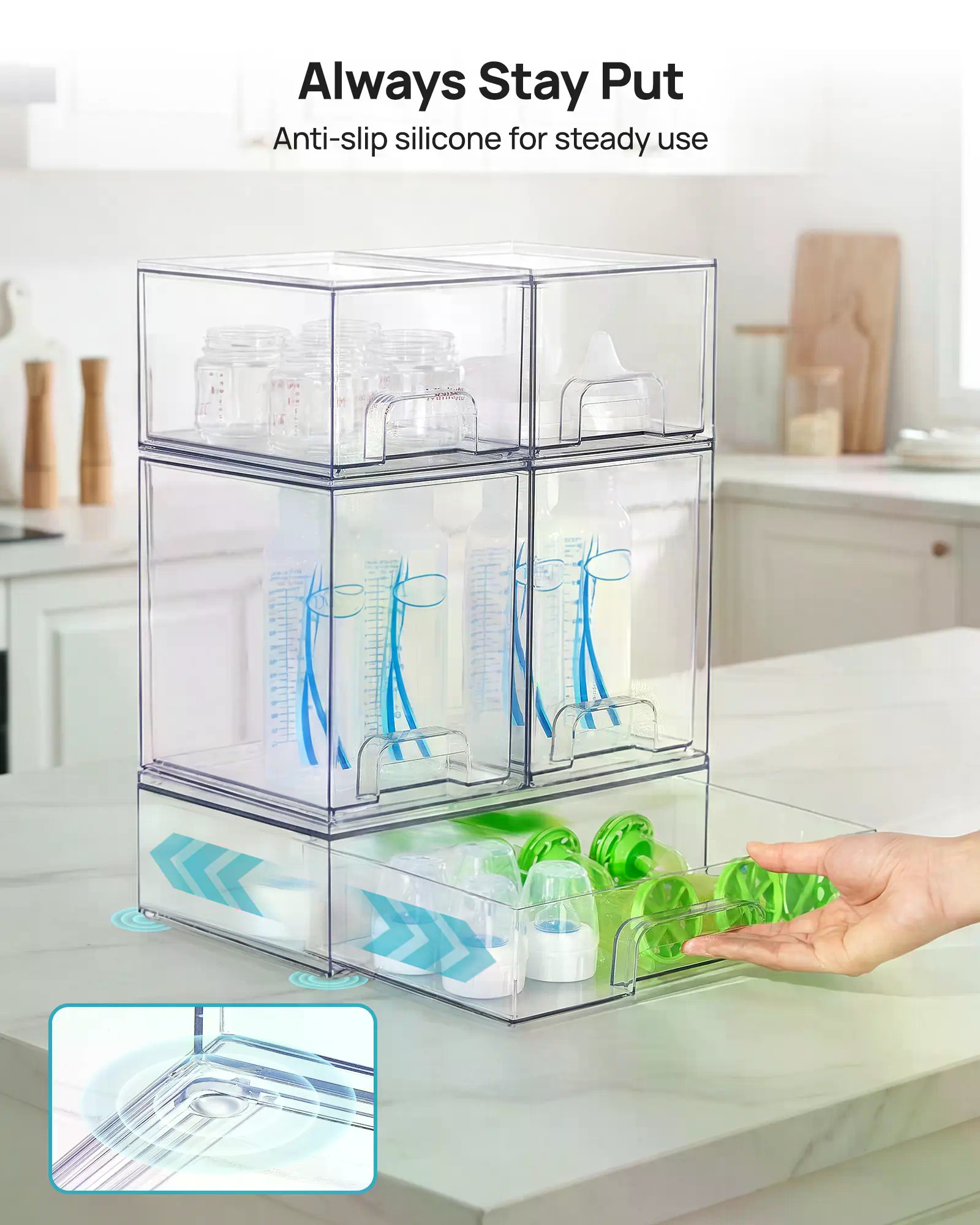 5/8er-Pack stapelbare Aufbewah – Home Bathroom Design Bewertung und Preis