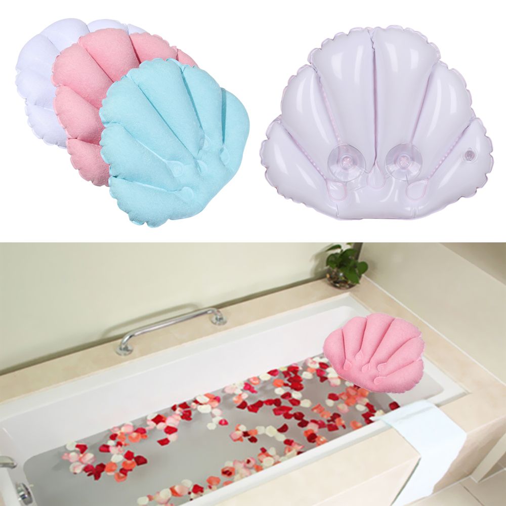 Weiches Spa-Nacken bad kissen  – Bathtub Pillow Inflatable Bewertung und Preis