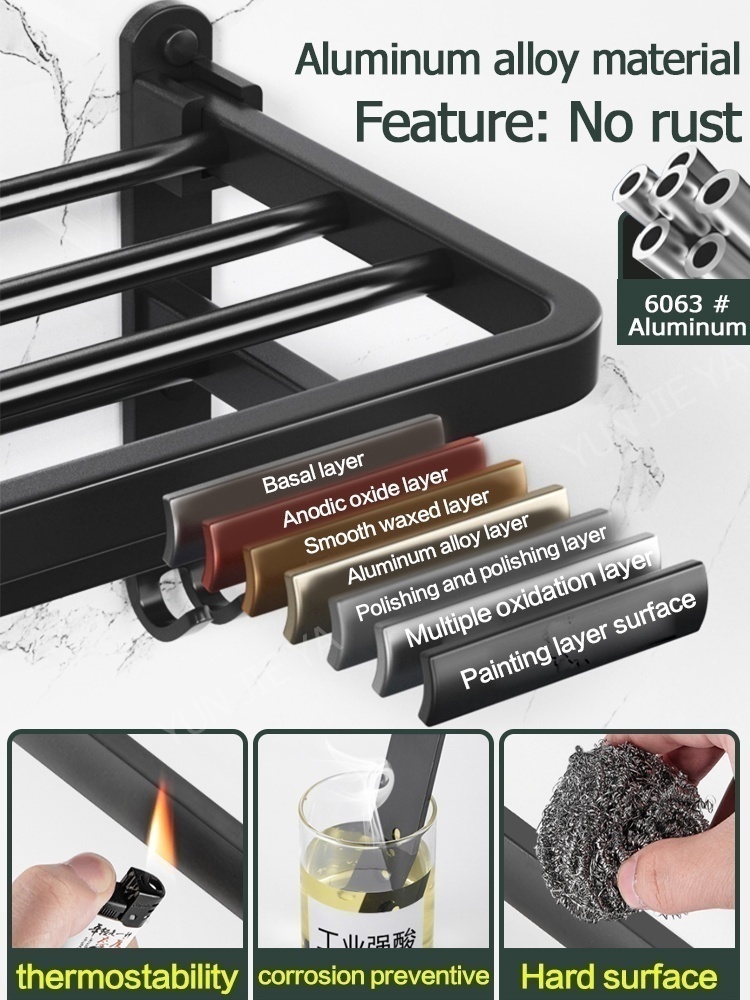 Kein Bohren Badezimmer Hardwar – Home Hardware Bathroom Accessories Bewertung und Preis