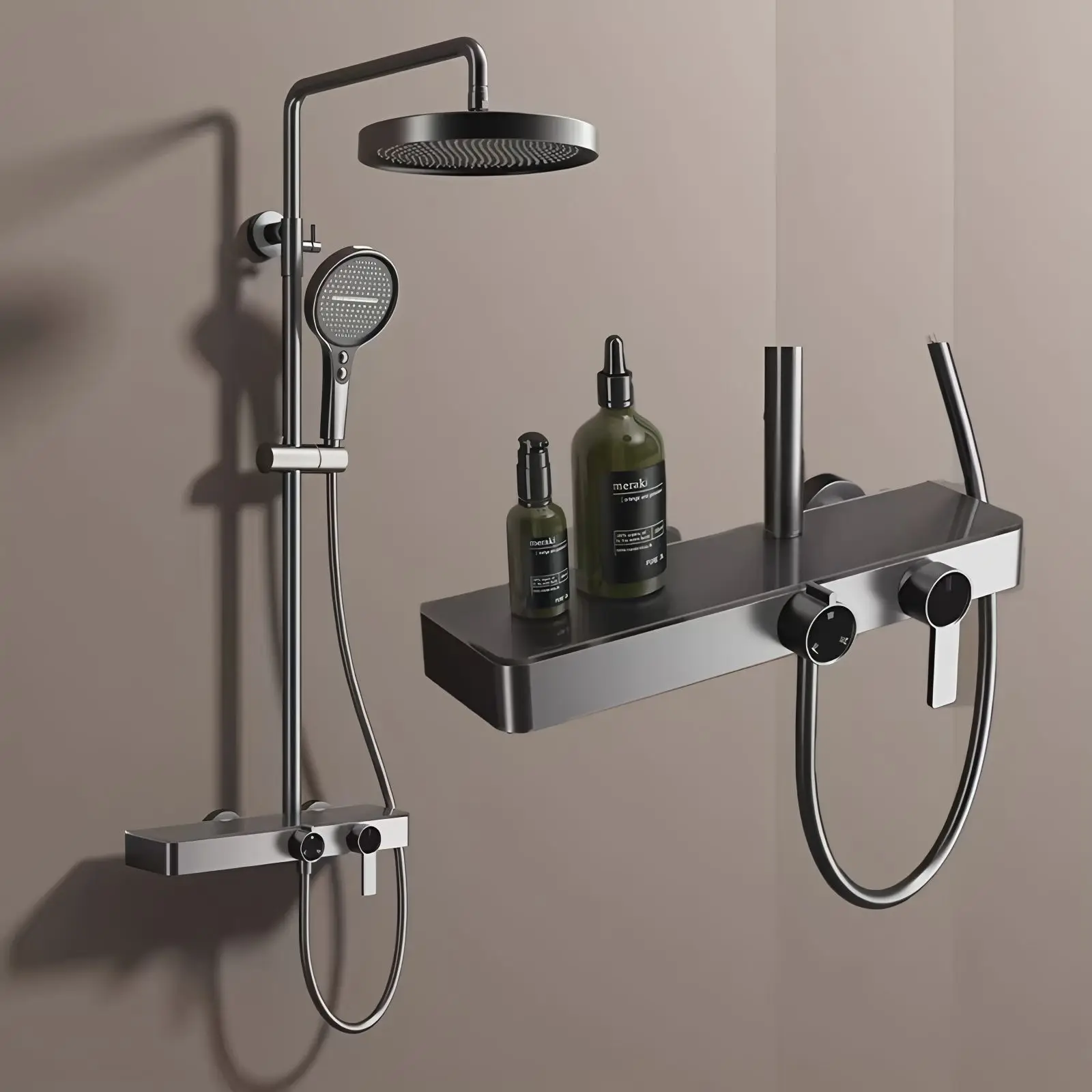 # Regenduschkopf-Set, Wasserfa – Shower Head Rain Bewertung und Preis
