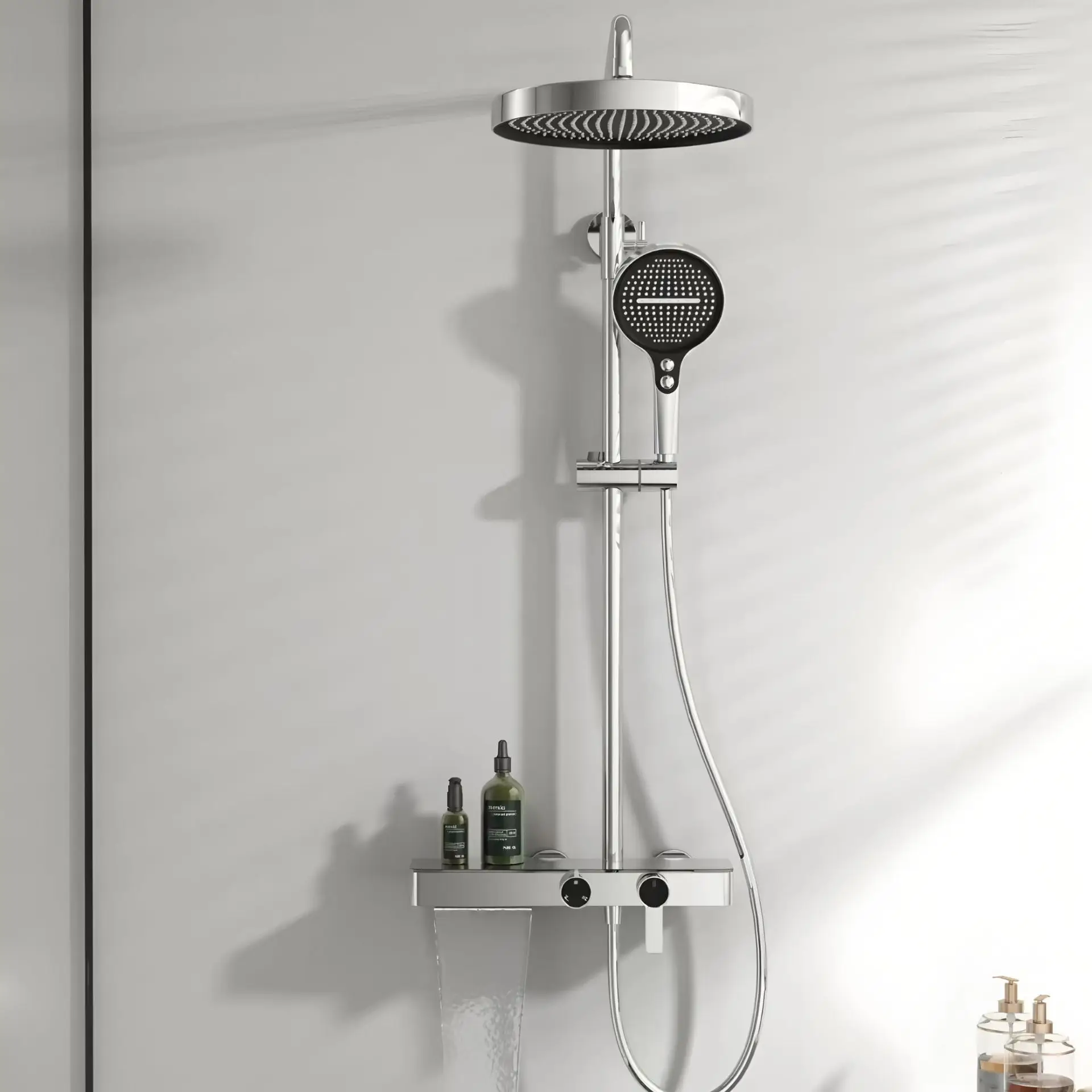 # Regenduschkopf-Set, Wasserfa – Shower Head Rain Bewertung und Preis