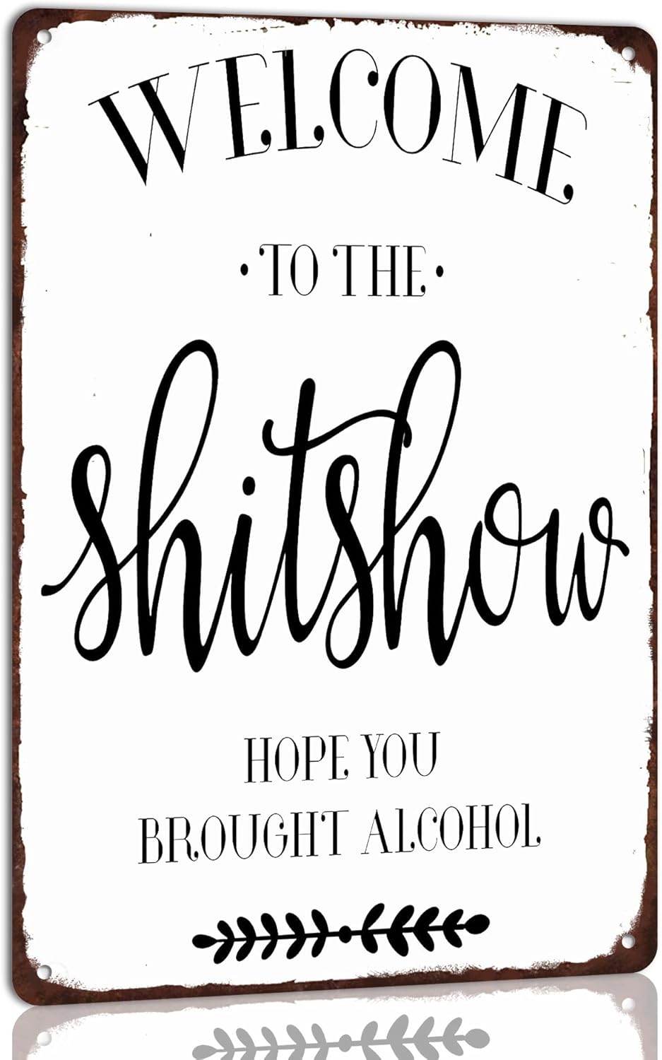 Willkommen bei der Shi*Show: V – Home Bathroom Door Signs Bewertung und Preis