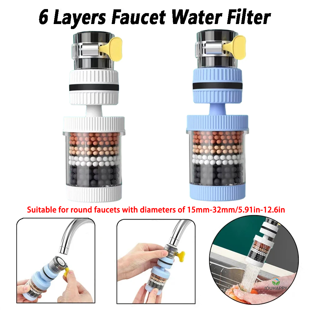 6-lagiger Wasserhahn-Wasserfil – Home In Bathroom Bewertung und Preis